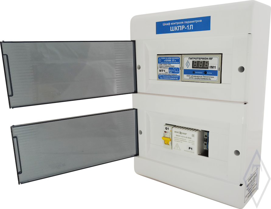 Шкаф контроля микроклимата "ШКПР-1Л" для беспроводной системы мониторинга