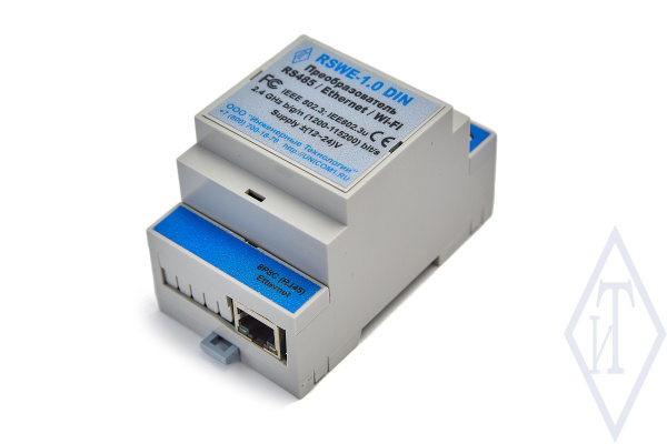 Преобразователь интерфейсов "RSWE-1.0 DIN" (Ethernet / RS-485)
